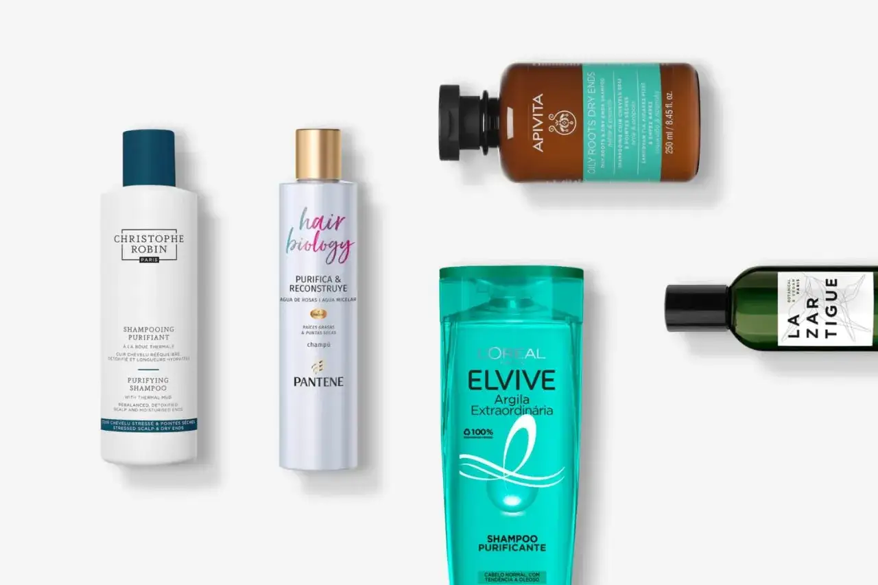 Szampony do włosów z problemem: włosy tłuste u nasady suche na końcach. Apivita, Pantene, L'Oréal, Christophe Robin, La Zar Tigue.